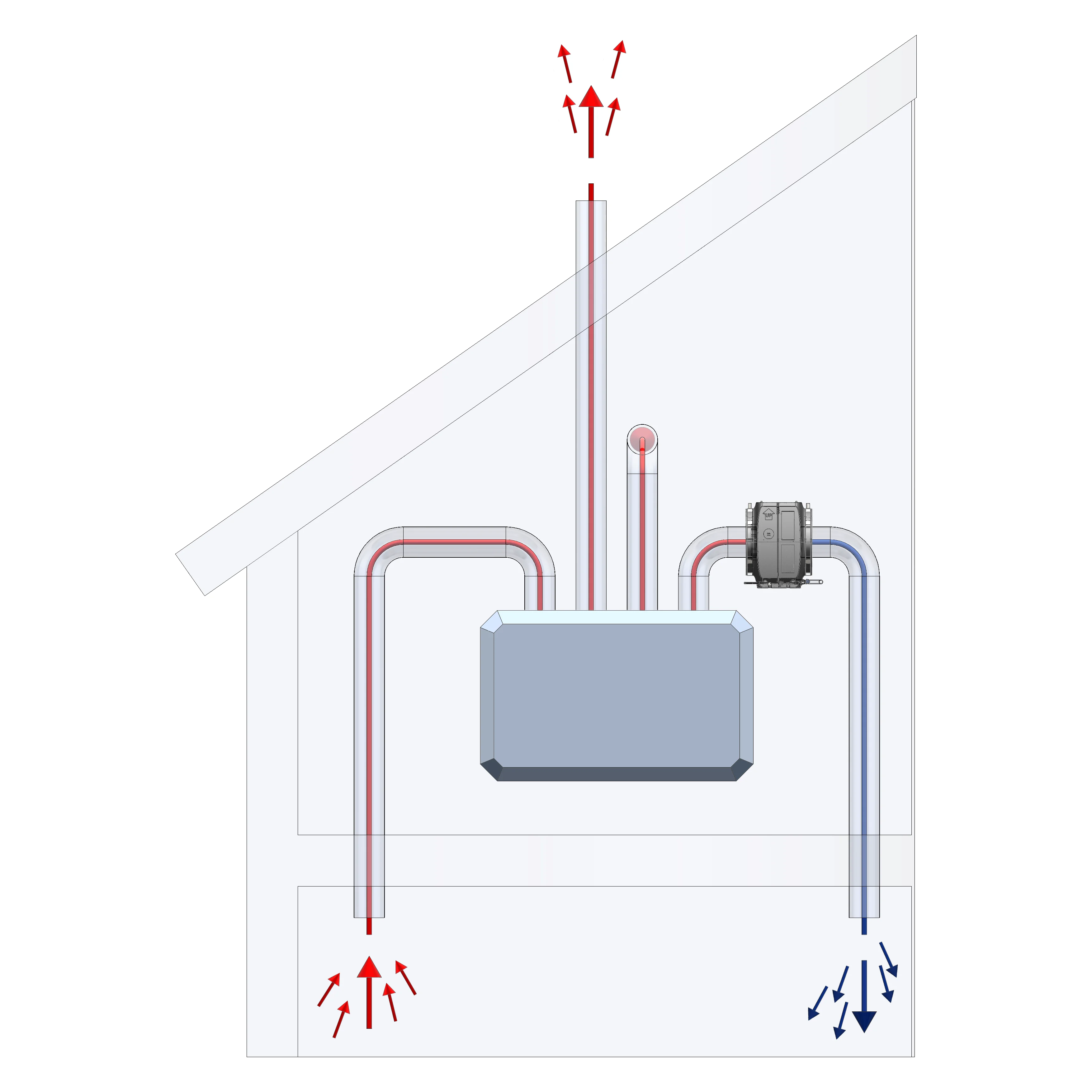 ORO DRĖKINTUVAS HOMEVAP HEPH SU BEVIELIU VALDIKLIU internetu