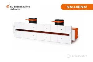 Priglaistomas linijinis difuzorius LINEO 600 PROFILE