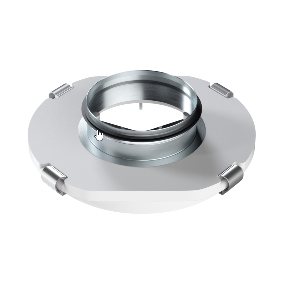 PCIRCLE2002 PERFORMANCE CIRCLE su COANDA efektu, 2 plyšiai, pajungimas 200mm, apvalus kaina