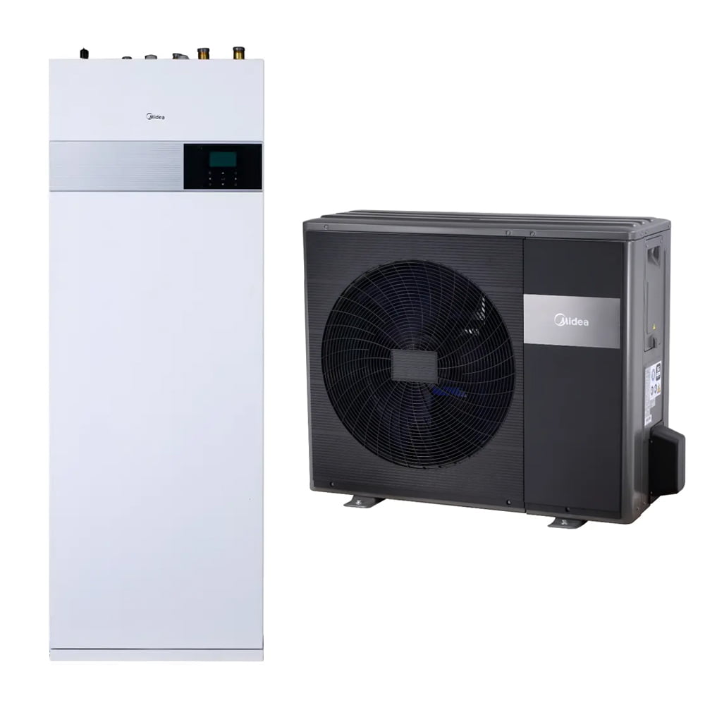 Midea oras-vanduo šilumos siurblys M-THERMAL ARCTIC HBT-A160/240CDS90GN8-B2 + MHA-V16W/D2RN8-B 16,0 kW (su integruotu 240l talpos boileriu)