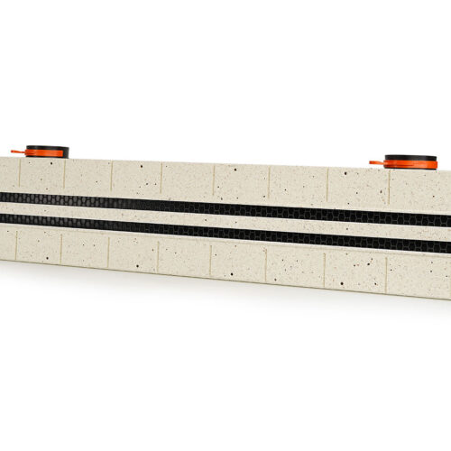 Priglaistomas difuzorius ERGOVENT LINEO PRO PUZZLE | 90mm jungtys x 2 plyšiai x 1050mm x 20mm x su sklende