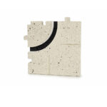 Muliažas ERGOVENT LINEO PRO PUZZLE difuzoriui | 1 plyšys x 20mm / 90 laipsnių kampas apvalintas