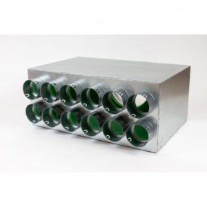 Basic-200-12x75 kolektorinė dėžė su akustine izoliacija, 510x300x225 mm