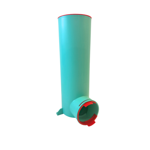 Basic PDN-125-1x90 difuzoriaus pajungimo dėžutė. Plastikas. 300mm ilgio. Komplektuojama su akle d 125. Paprastas montavimas