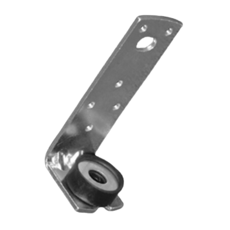 L tipo laikiklis su amortizacine guma