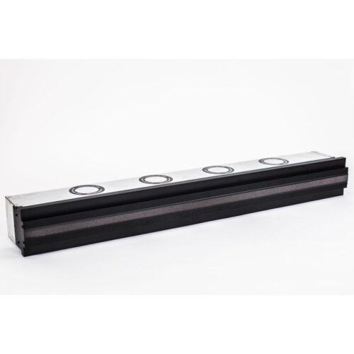 Linea+Box 1000-75/90-20; coanda efektas; akustinė pajungimo dėžė; 1000 mm ilgio, 20 mm plyšys, d90(75)x4 pajungimas