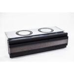 Linea+Box 500-125-40; coanda efektas; akustinė pajungimo dėžė; 500 mm ilgio, 40 mm plyšys, d125x2 pajungimas