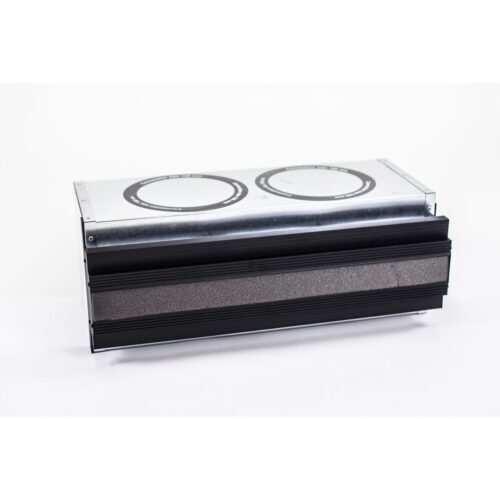 Linea+Box 500-160-40; coanda efektas; akustinė pajungimo dėžė; 500 mm ilgio, 40 mm plyšys, d160x2 pajungimas
