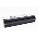 Linea+Box 500-75/90-10; coanda efektas; akustinė pajungimo dėžė; 500 mm ilgio, 500 mm ilgio, 10 mm plyšys, d90(75)x2 pajungimas