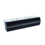 Linea+Box 500-125-10; coanda efektas; akustinė pajungimo dėžė; 500 mm ilgio, 10 mm plyšys, d125x2 pajungimas