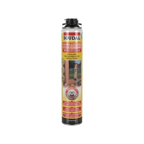 Soudal Yellow Gunfoam 750ml montavimo putos