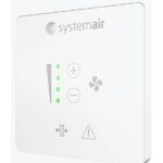 Systemair SAVE LIGHT White valdymo skydelis su pagrindinėmis funkcijomis