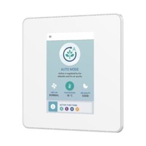 Systemair SAVE TOUCH valdymo skydelis su prieiga prie visų funkcijų