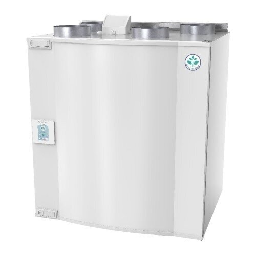 Systemair SAVE VTC 300 L; priešpriešinių srautų šilumokaitis; integruotas HMI valdymo pultelis.