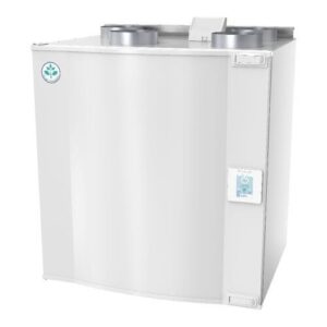 Systemair SAVE VTC 300 R; priešpriešinių srautų šilumokaitis; integruotas HMI valdymo pultelis.