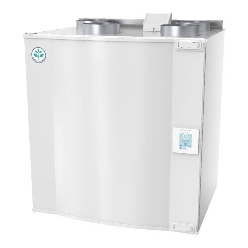 Systemair SAVE VTC 300 R; priešpriešinių srautų šilumokaitis; integruotas HMI valdymo pultelis.