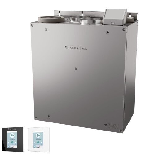 Systemair SAVE VTR100/B rotacinis vertikalus rekuperatorius