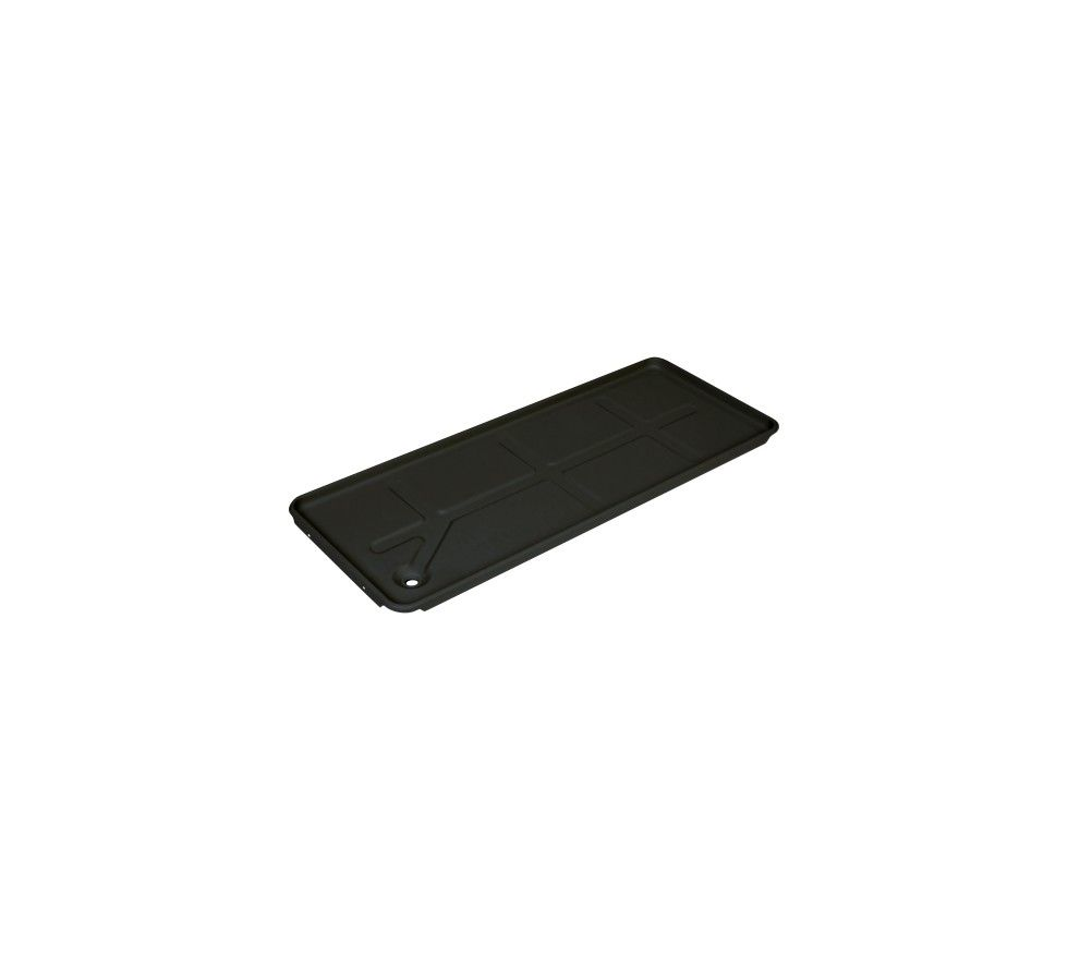 Kondensato vonelė 830x310mm metalinė be teno su tvirtinimo laikikliais antracito spalvos